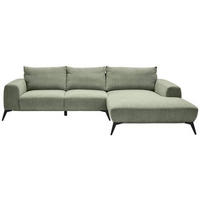 Freisteller von Stylife ECKSOFA Olivgrün Webstoff.