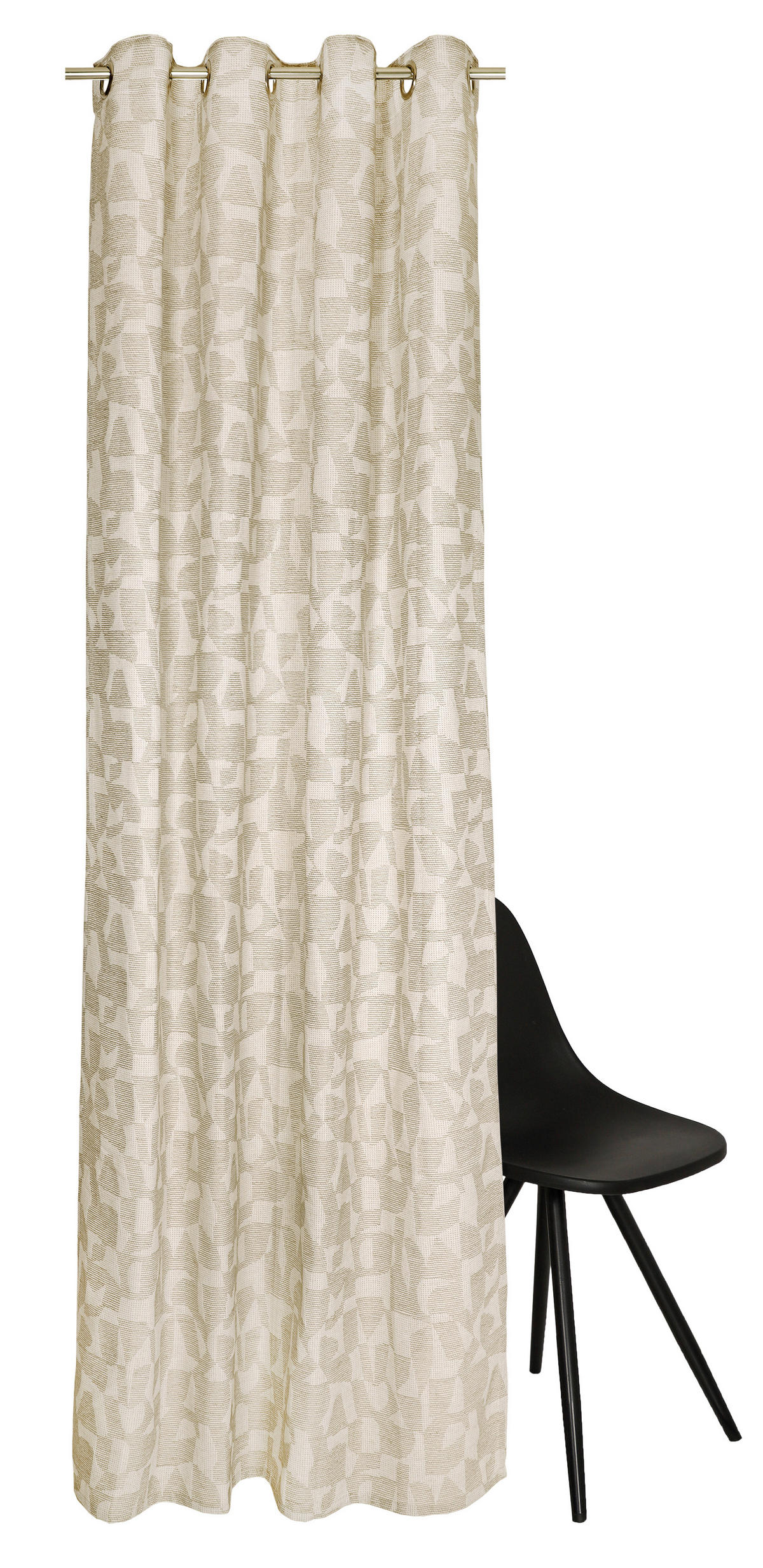 ÖSENSCHAL E-Cosmo blickdicht 140/250 cm   - Beige/Creme, Basics, Textil (140/250cm) - Esprit