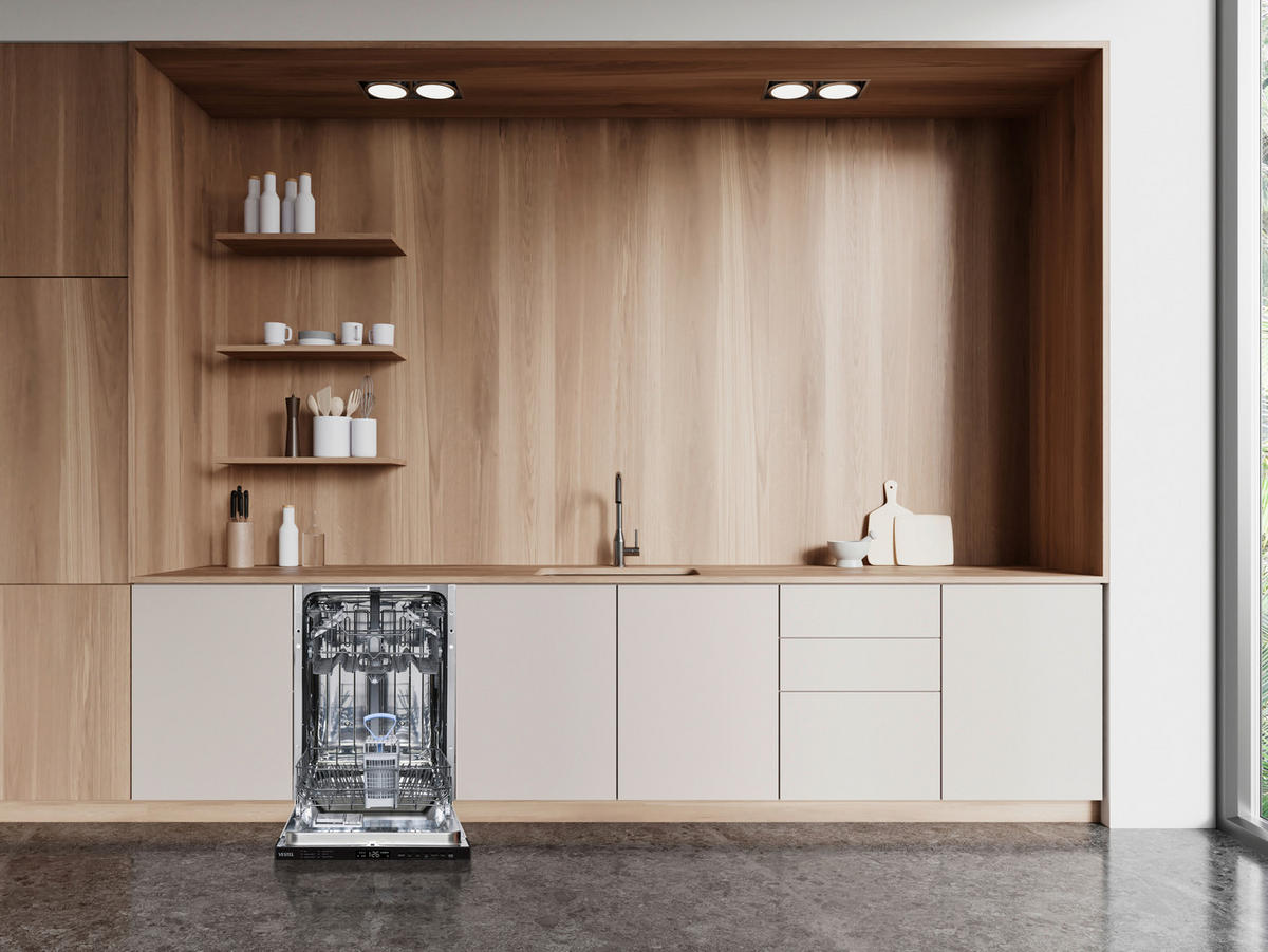GESCHIRRSPÜLER VSV45-6  - Silberfarben, Basics, Kunststoff/Metall (44,8/82,0/55,0cm) - Vestel