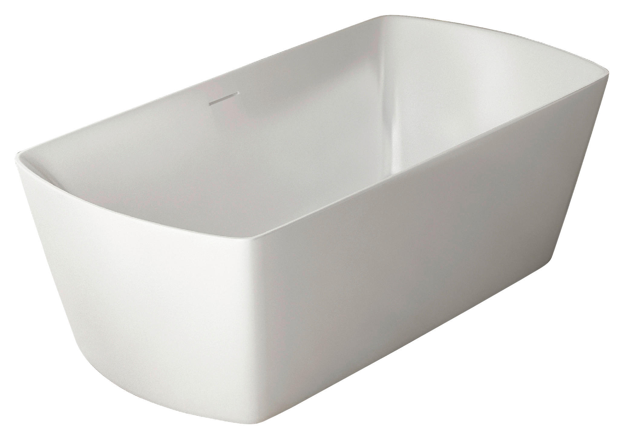 BADEWANNE freistehend  180/85/61,5 cm  - Weiß, MODERN, Kunststoff (180/85/61,5cm)