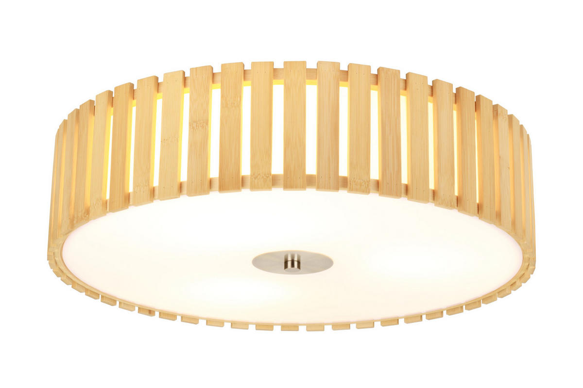 DECKENLEUCHTE  48/13 cm    - Naturfarben, Natur, Naturmaterialien/Kunststoff (48/13cm) - Novel