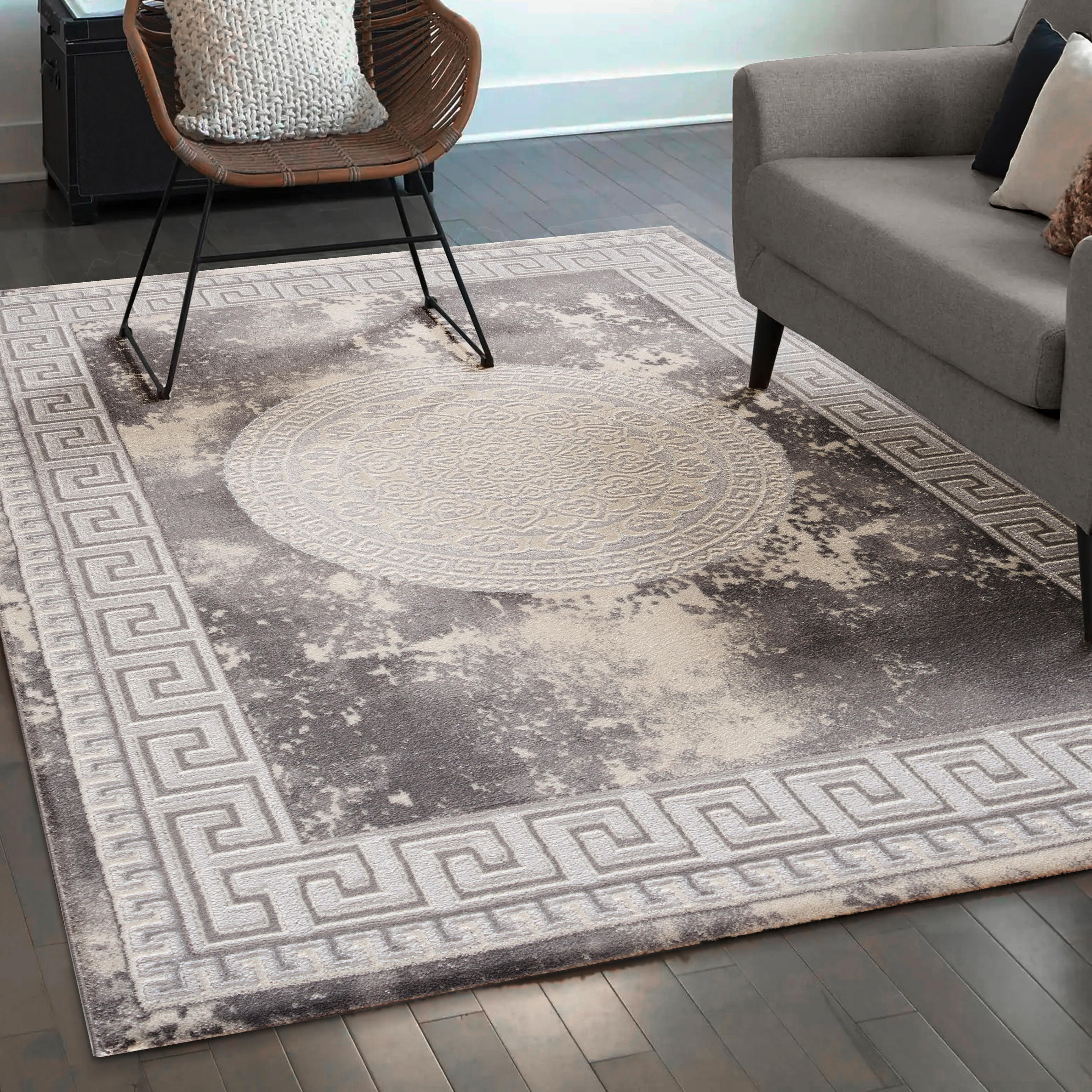 LÄUFER 80/300 cm Harmony  - Hellgrau, LIFESTYLE, Textil (80/300cm) - Novel