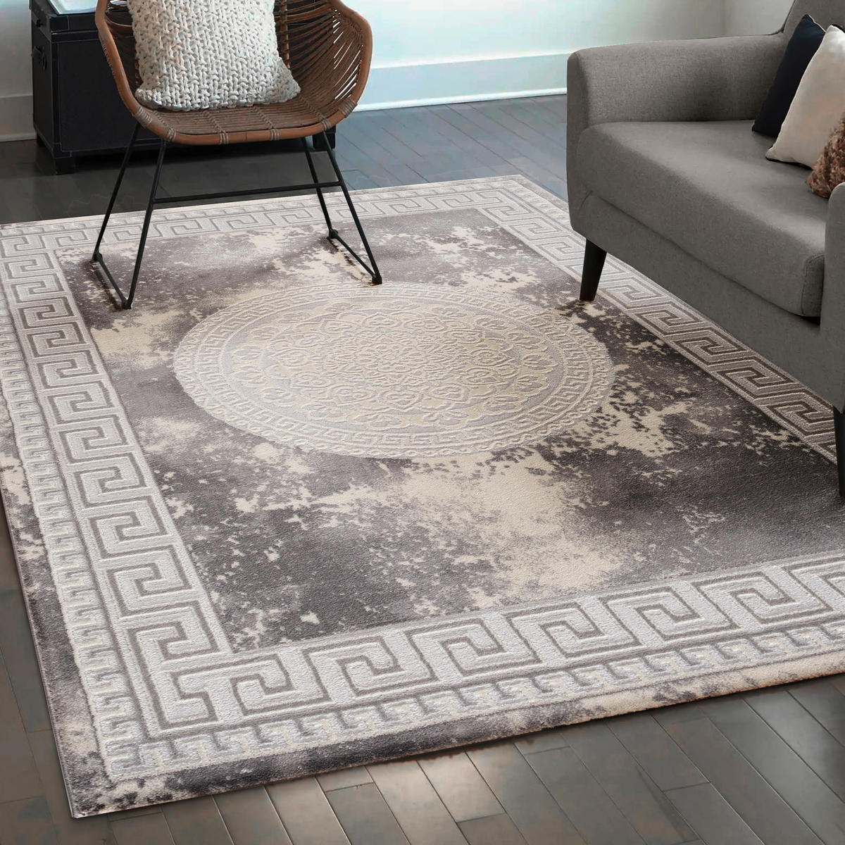 LÄUFER 80/300 cm Harmony  - Hellgrau, LIFESTYLE, Textil (80/300cm) - Novel