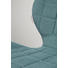 STUHL Blau - Blau/Schwarz, Design, Textil/Metall (51/56/80cm)