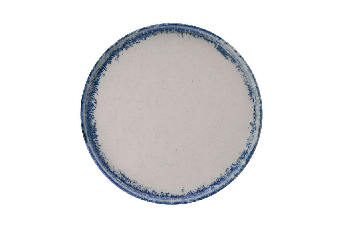 KOMBISERVICE Weiß, Pastellblau 24-teilig 6 Personen  - Pastellblau/Weiß, Basics, Keramik - P & B