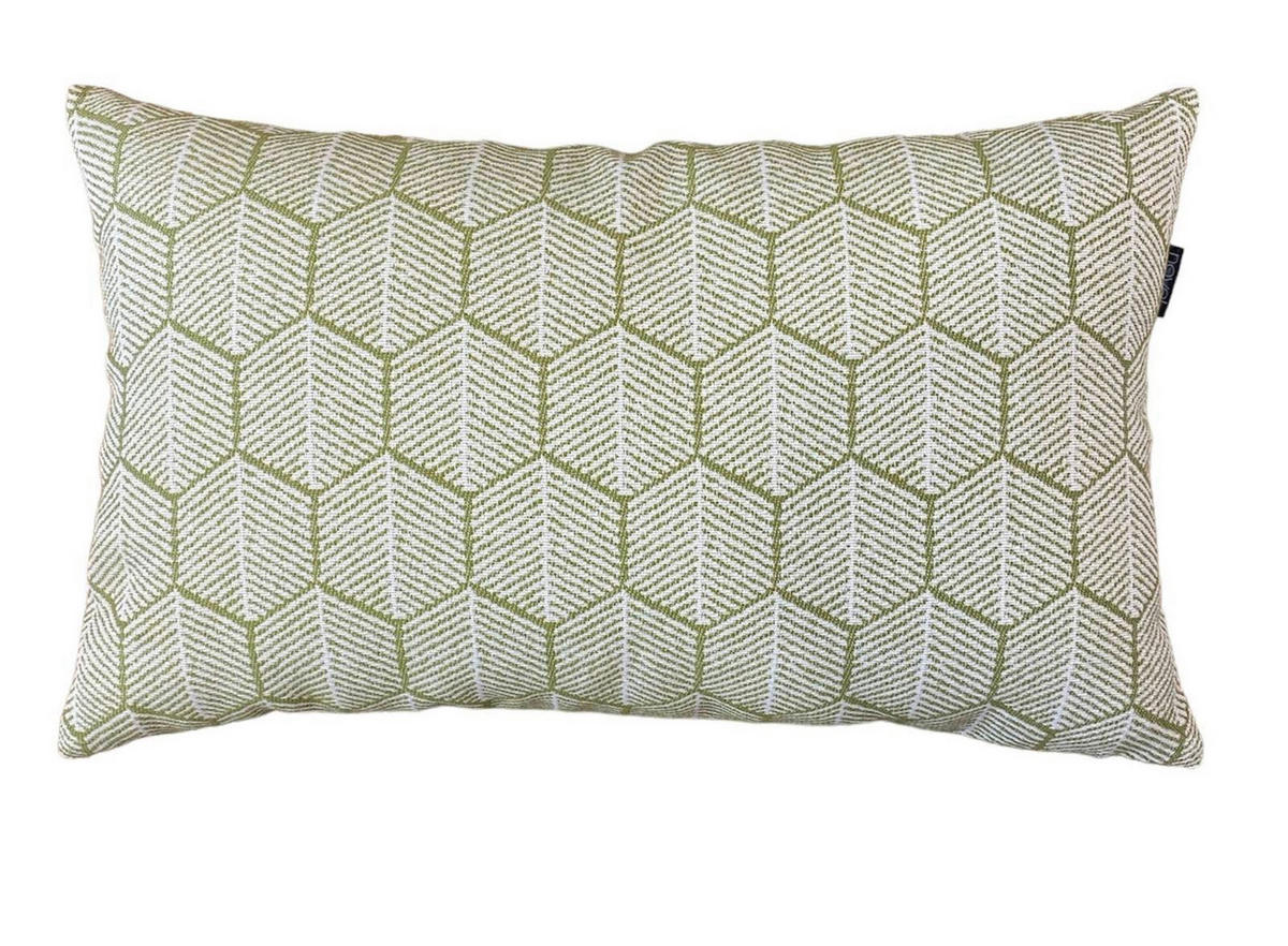 UKRASNI JASTUK 30/50 cm   SAVANA  - svetlozelena/krem, Osnovno, tekstil/plastika (30/50cm) - Novel