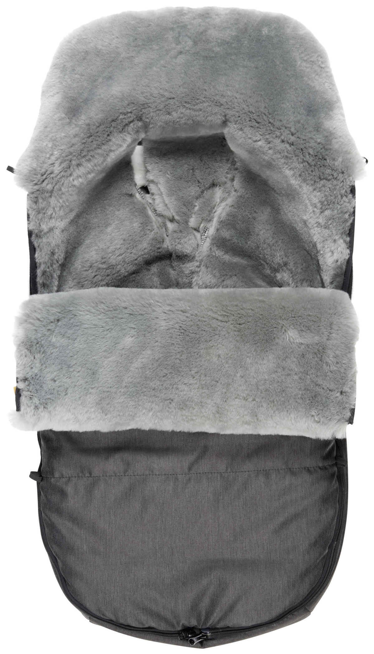 FELLSACK  - Grau, Natur, Textil (62/110cm) - Jimmylee