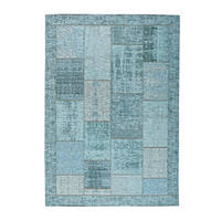 FLACHWEBETEPPICH 60/90 cm Türkis  - Türkis, Trend, Textil (60/90cm) - Novel