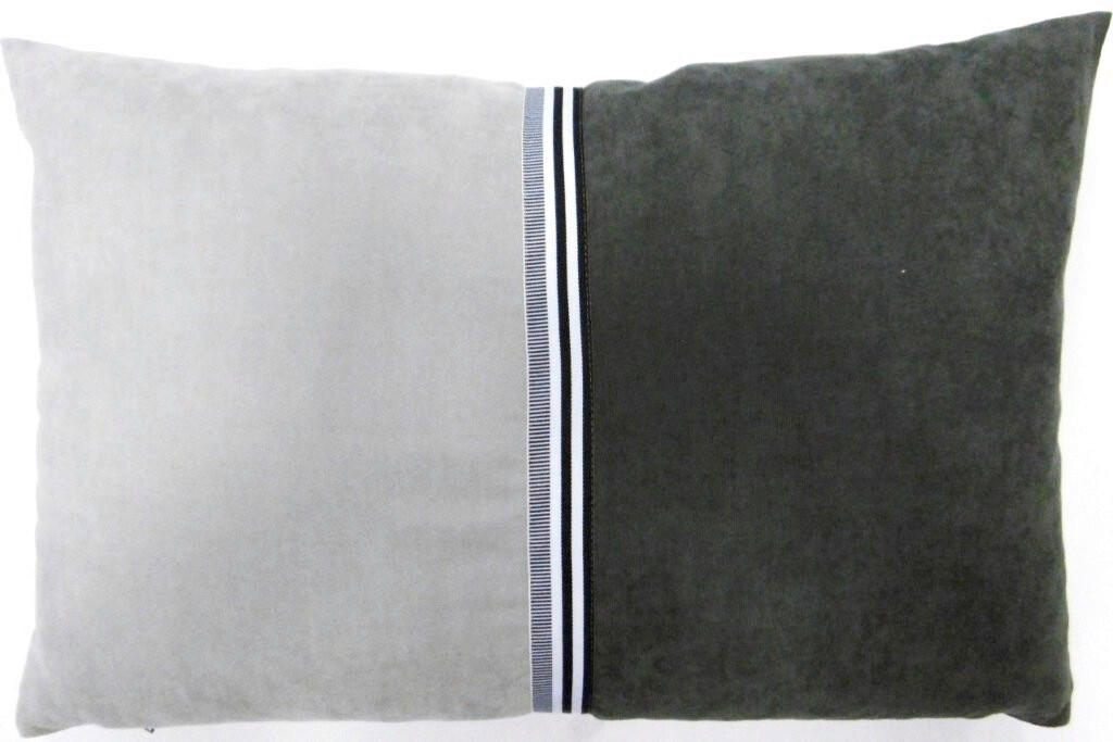 ZIERKISSEN    40/8/60 cm  - Hellgrau, KONVENTIONELL, Textil (40/8/60cm) - Novel