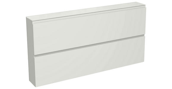 GARDEROBE 4-teilig in 170/185/33 cm - Weiß, Design, Glas/Holzwerkstoff (170/185/33cm) - Moderano