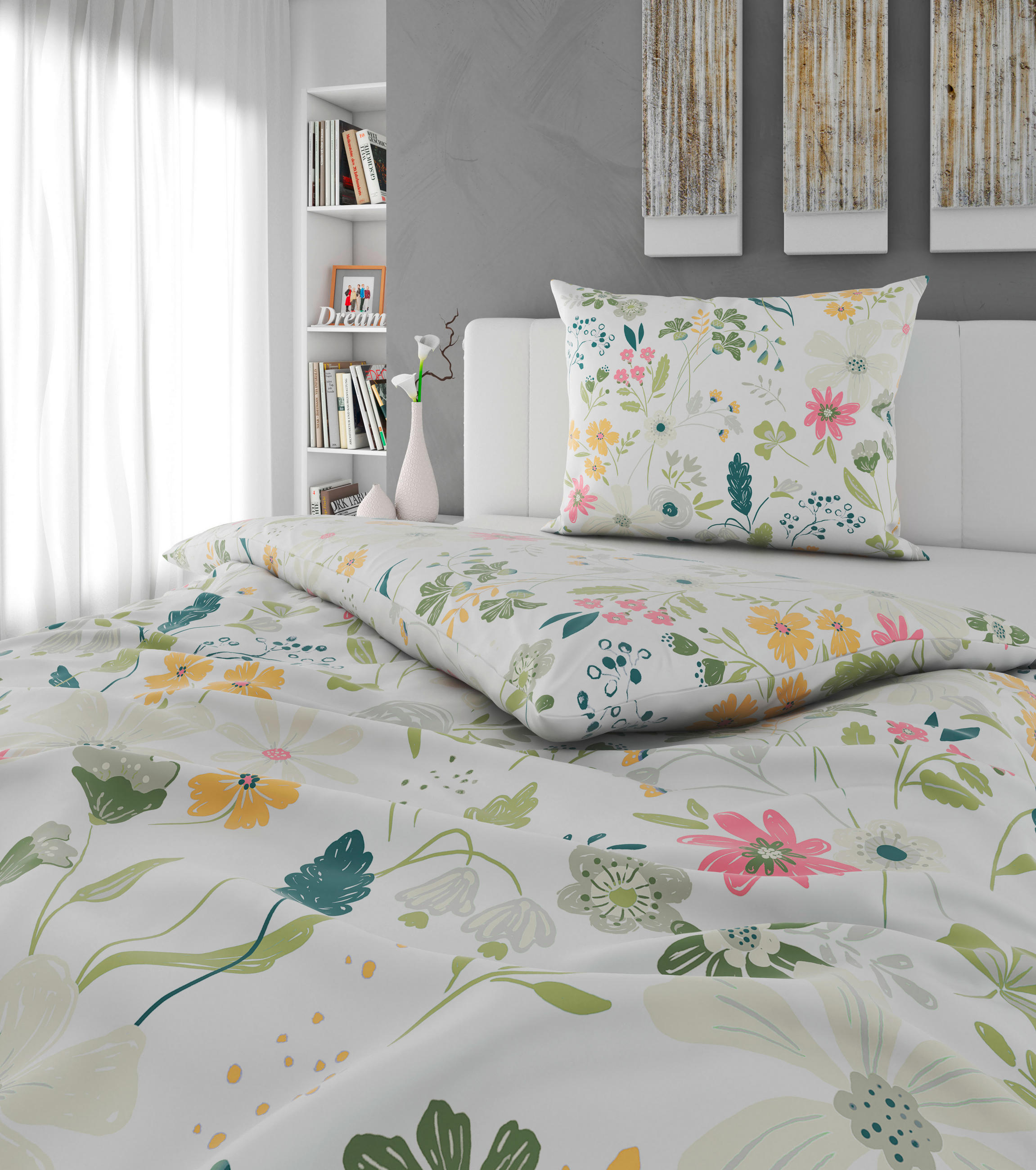 BETTWÄSCHE CUBY Satin 140/200 cm  - Multicolor, KONVENTIONELL, Textil (140/200cm) - Esposa