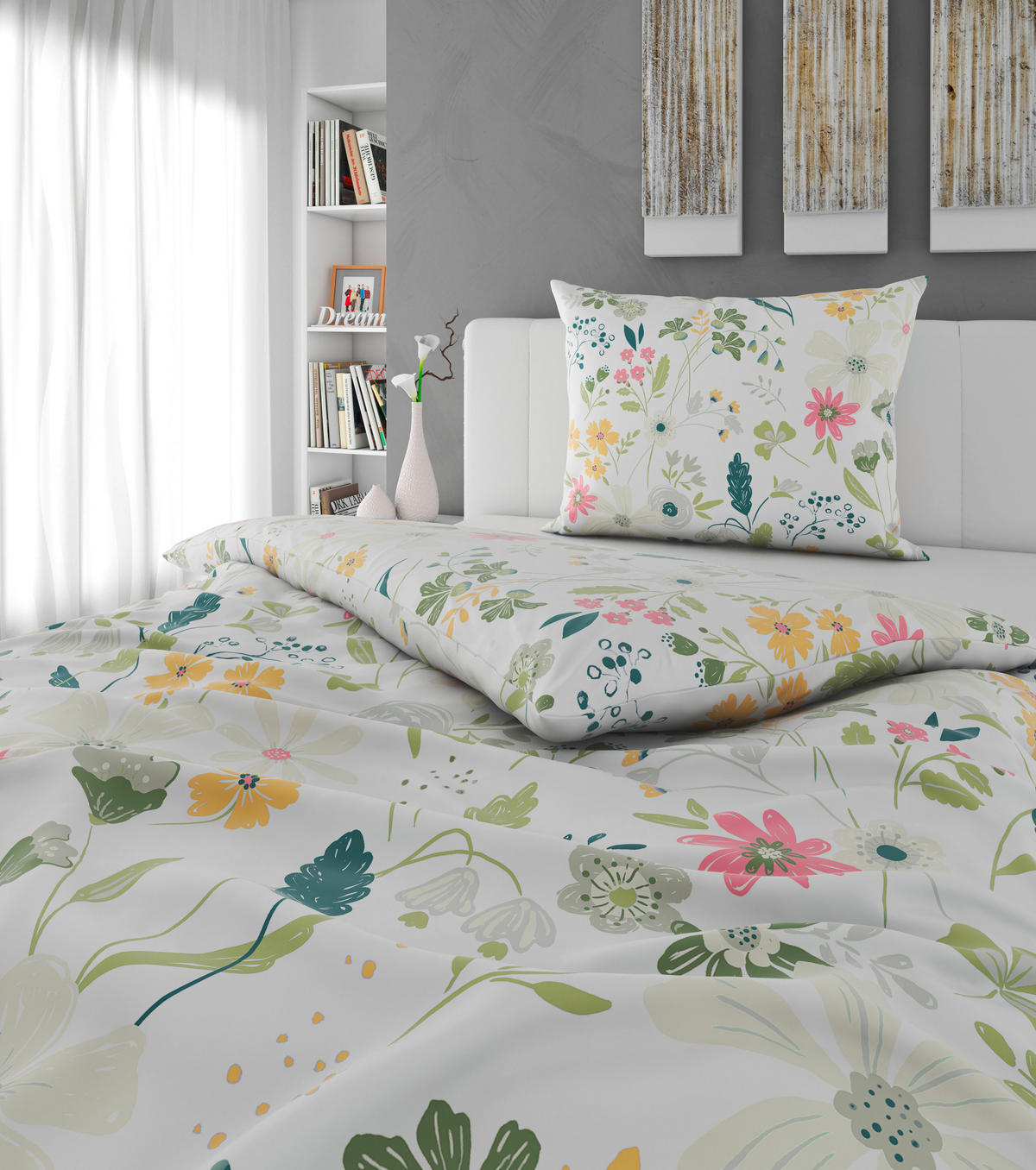 BETTWÄSCHE CUBY Satin 140/200 cm  - Multicolor, KONVENTIONELL, Textil (140/200cm) - Esposa