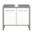 WASCHBECKENUNTERSCHRANK 62/55/28 cm - Alufarben/Graphitfarben, KONVENTIONELL, Holzwerkstoff/Kunststoff (62/55/28cm) - Xora WASCHBECKENUNTERSCHRANK 62/55/28 cm - Alufarben/Graphitfarben, KONVENTIONELL, Holzwerkstoff/Kunststoff (62/55/28cm) - Xora