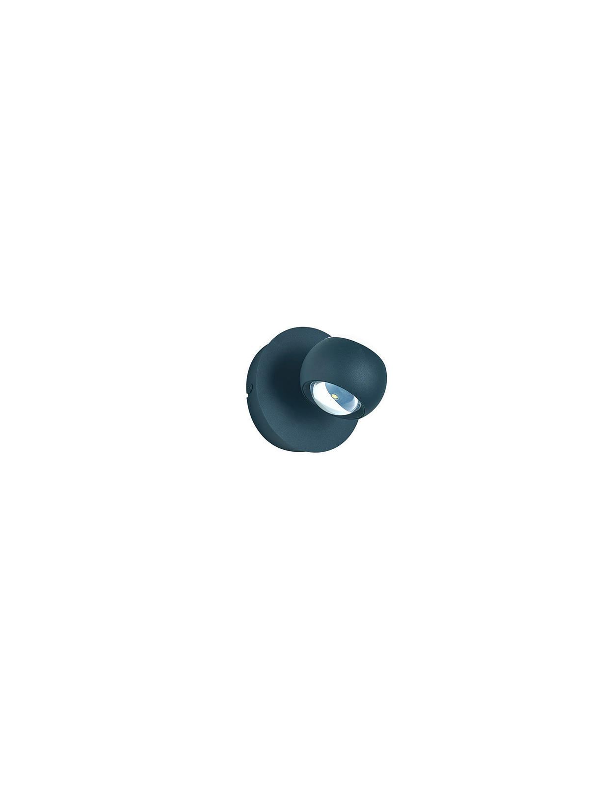 LED-WANDLEUCHTE Cannon 14,5/14,5 cm   - Blau, KONVENTIONELL, Metall (14,5/14,5cm) - Musterring