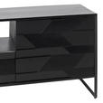 LOWBOARD in 175/60/40 cm - Schwarz, Trend, Holz/Metall (175/60/40cm) - Ambia Home