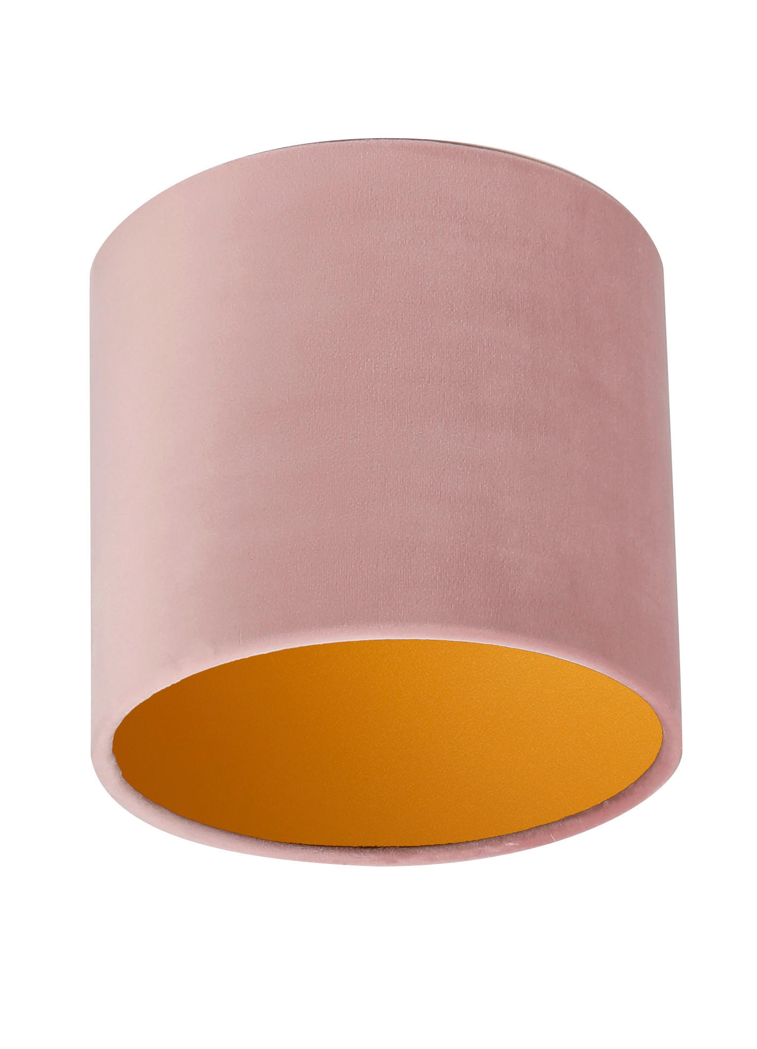 LEUCHTENSCHIRM Velour 20/18 cm   - Rosa, Basics, Textil/Metall (20/18cm)