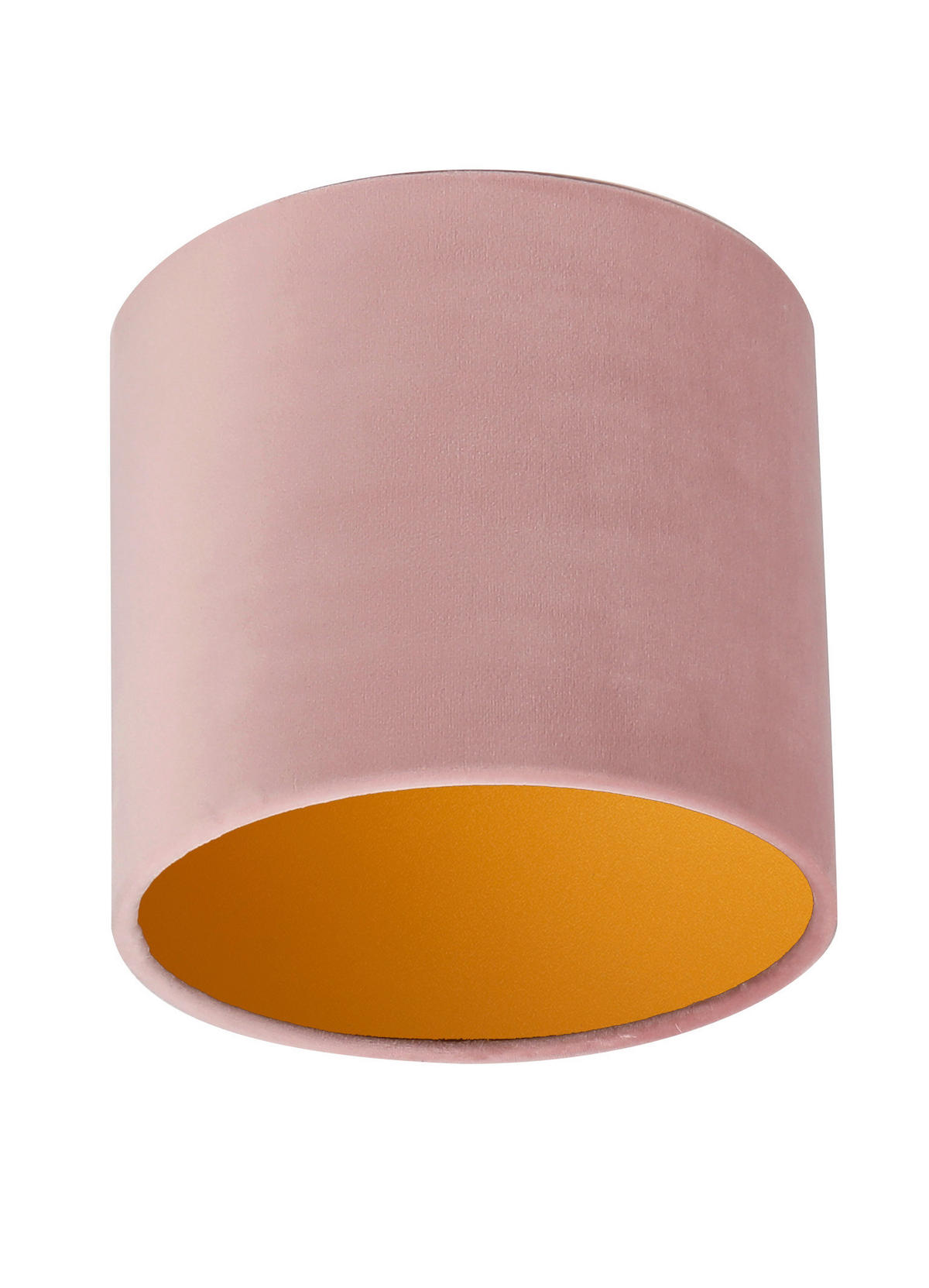 LEUCHTENSCHIRM 25/23 cm   - Rosa, Basics, Textil/Metall (25/23cm)