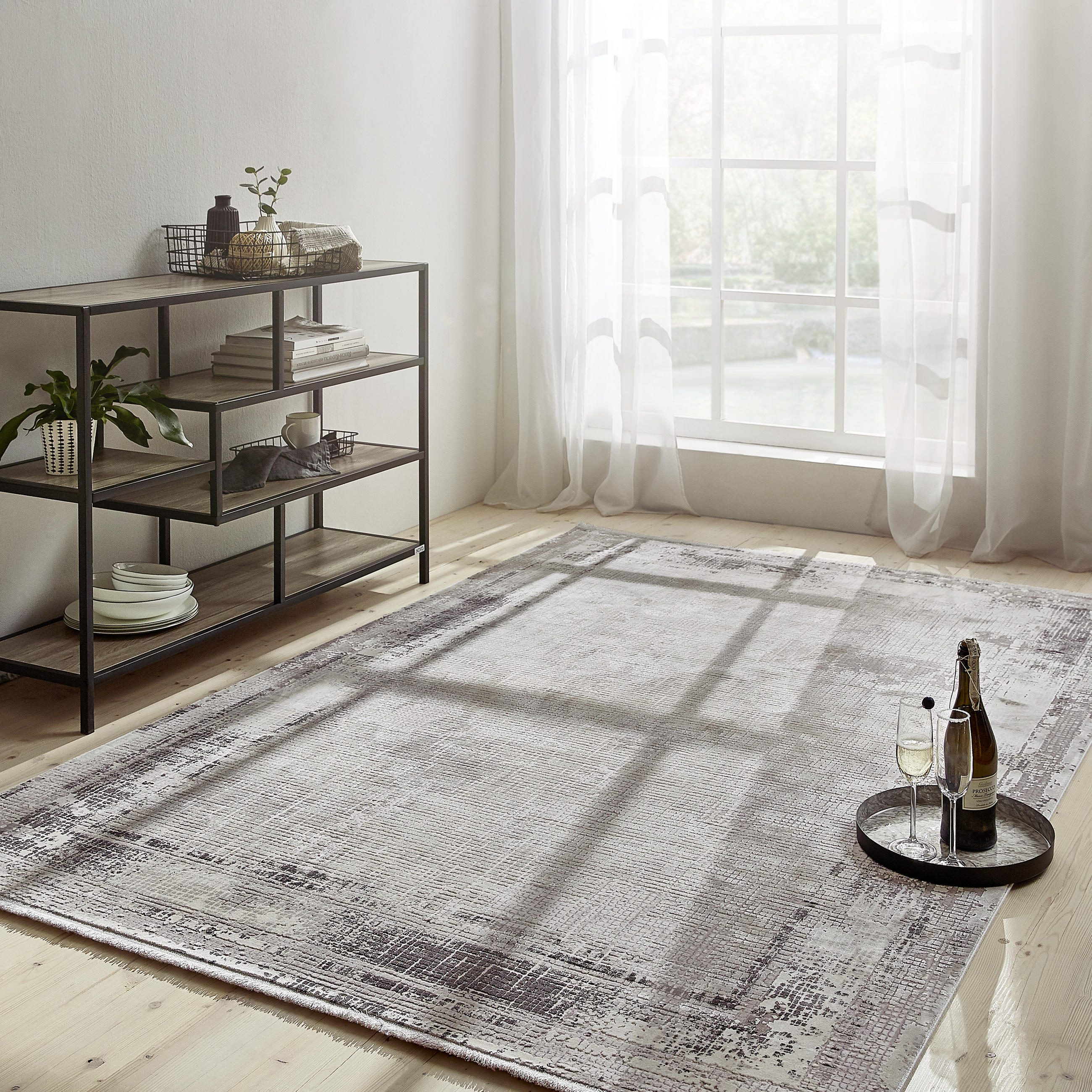 SZŐTT SZŐNYEG Isabelle - Szürke, Design, Textil (80/150cm) - Dieter Knoll