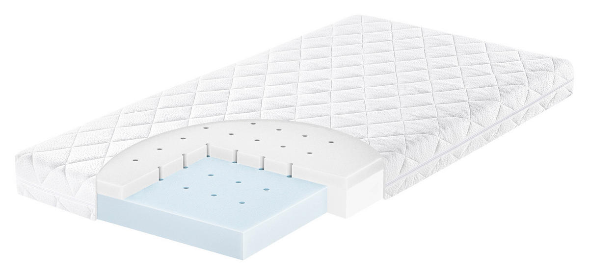 KINDERMATRATZE babydream Classic Compfort   70/140 cm   - Weiß, Basics, Textil (70/140cm) - Julius Zöllner