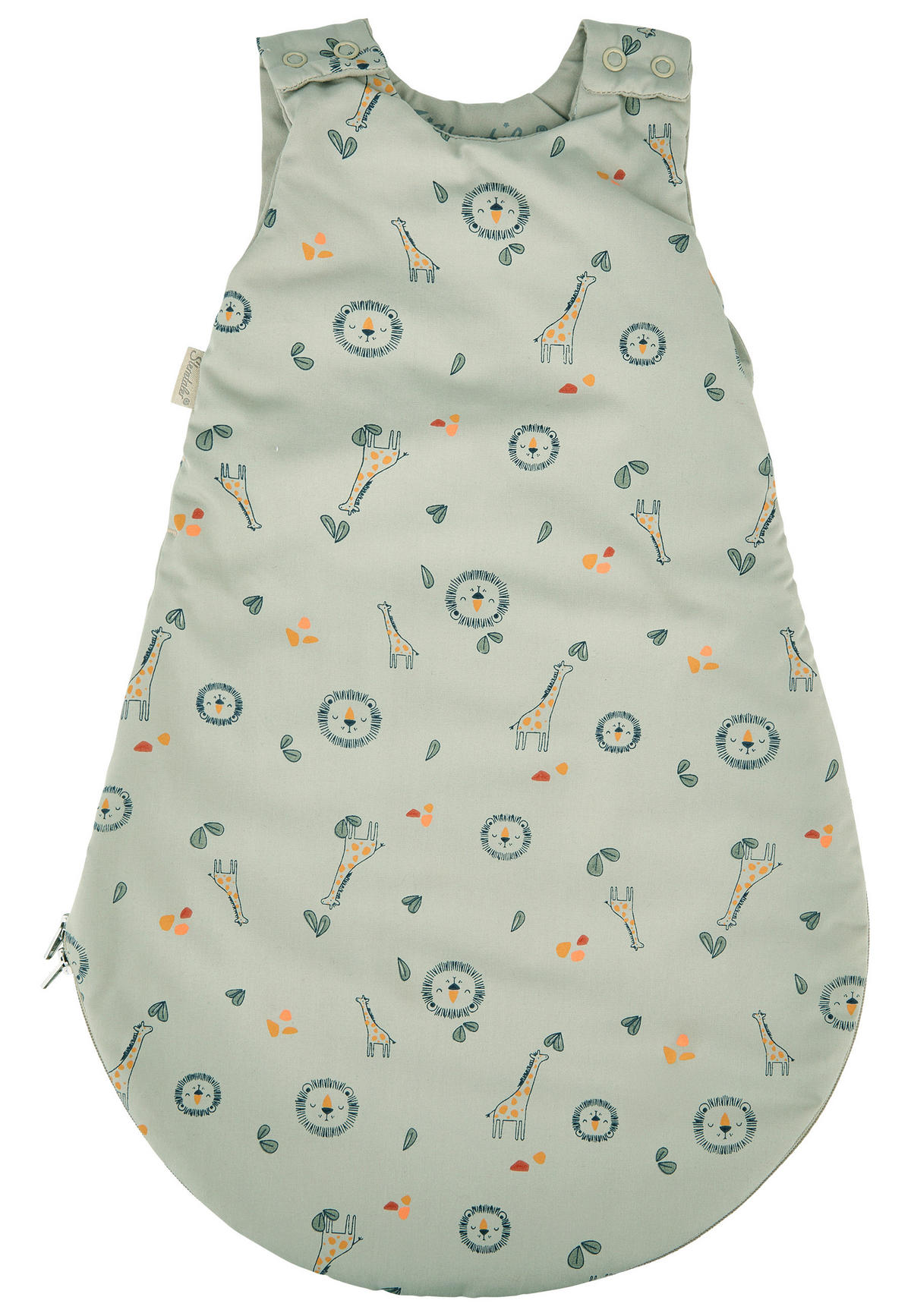 BABYSCHLAFSACK Löwe Leo    44   - Mintgrau, Basics, Textil (44null) - Sterntaler