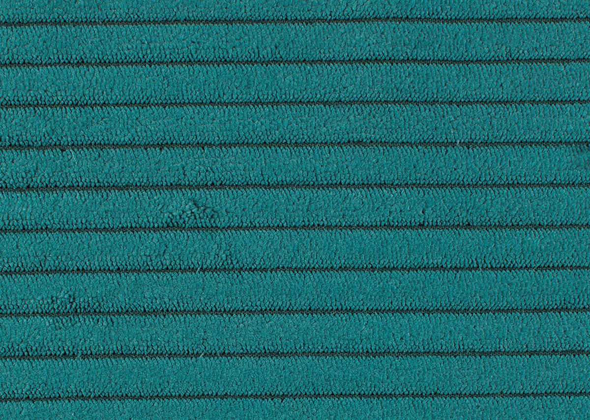 ECKSOFA in Cord Waldgrün  - Waldgrün/Schwarz, Konventionell, Textil/Metall (167/247cm) - Stylife