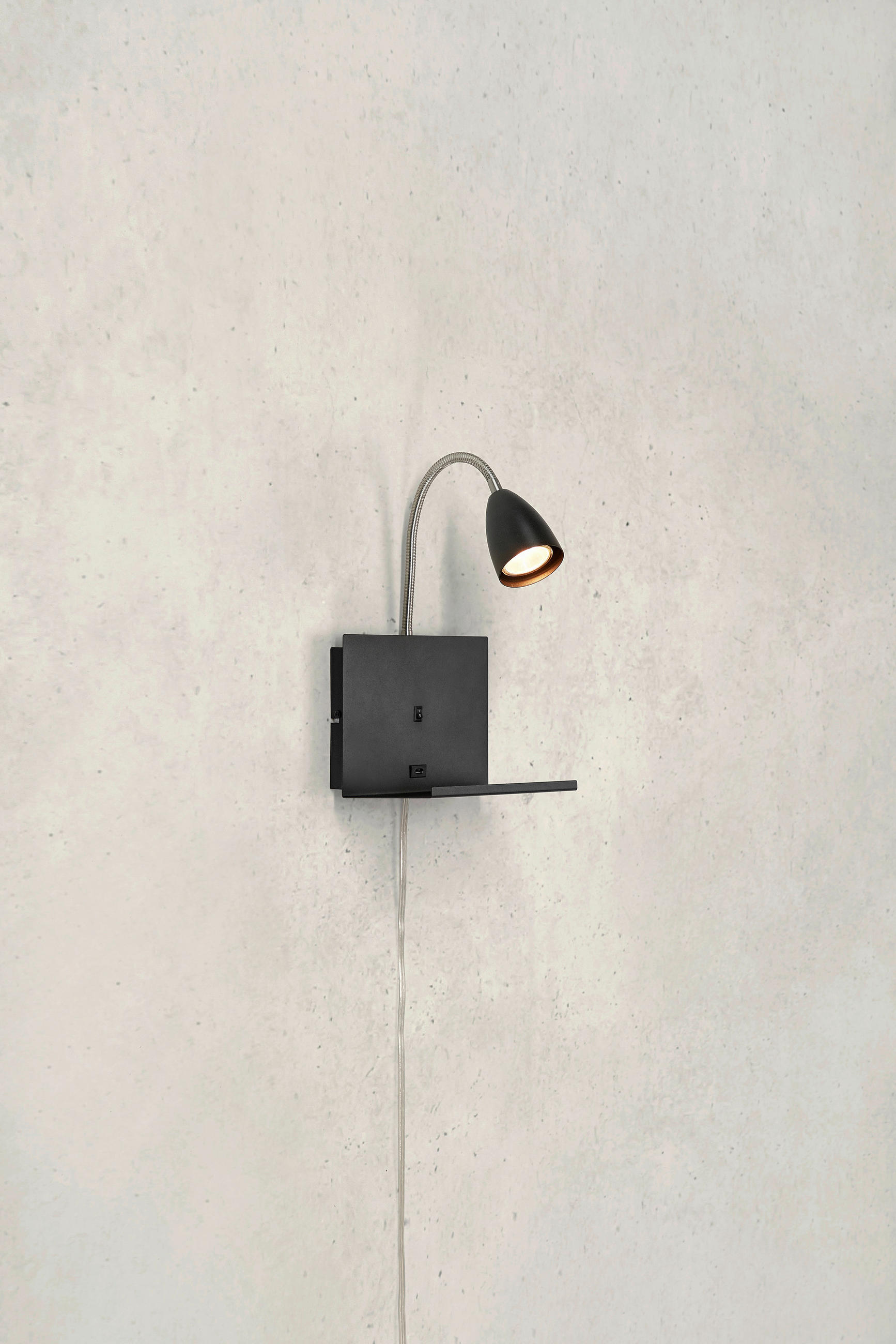 WANDLEUCHTE CUARTO 20/30/15 cm   - Schwarz, Basics, Metall (20/30/15cm) - Markslöjd