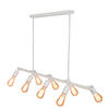 HÄNGELEUCHTE 105/28/28-175 cm  - Weiß, Design, Metall (105/28/28-175cm) - It's about Romi