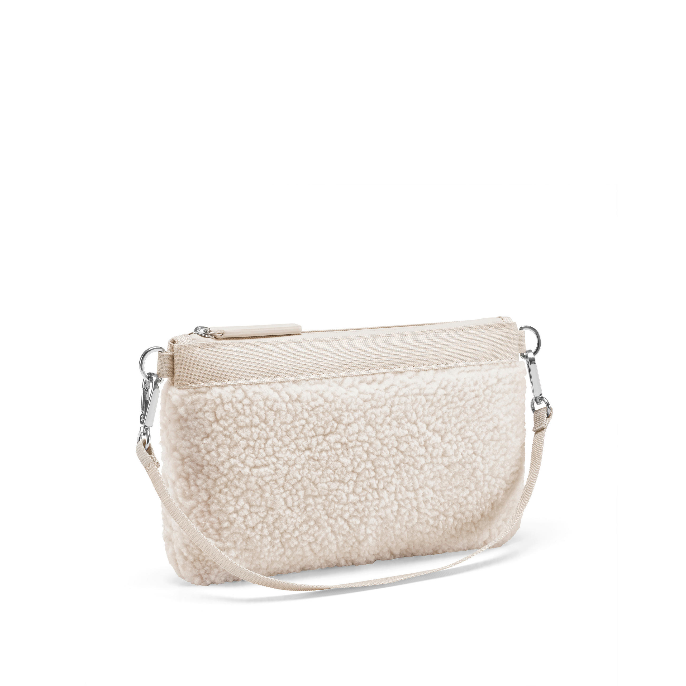 Reisenthel Schultertasche Mini pouch teddy sand Creme 26x15x10 cm