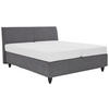 BOXSPRINGBETT 180/200 cm  in Grau, Dunkelgrau  - Dunkelgrau/Schwarz, Design, Holzwerkstoff/Kunststoff (180/200cm) - RUF Betten
