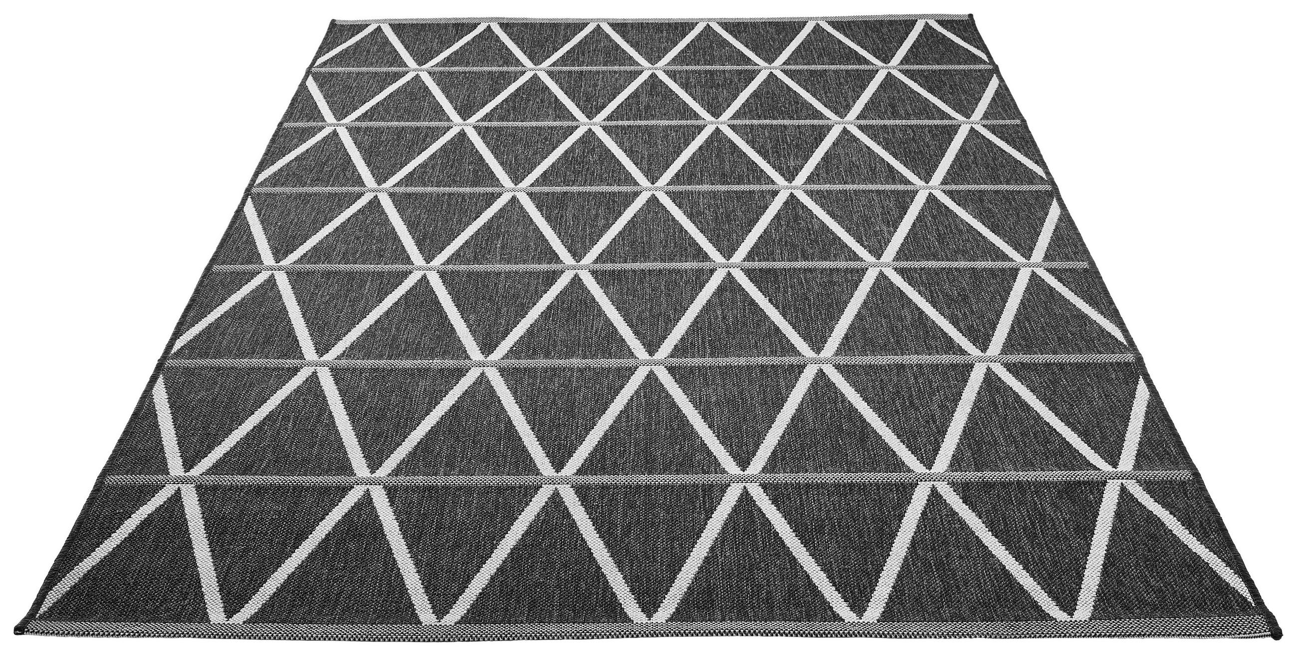 OUTDOORTEPPICH  80/150 cm  Schwarz   - Schwarz, Design, Textil (80/150cm) - Novel