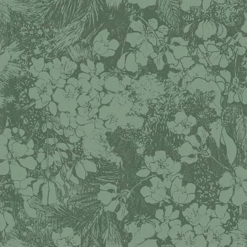 NON WOVEN-TAPET 52/1005 cm  - grön, Basics, papper/plast (52/1005cm)