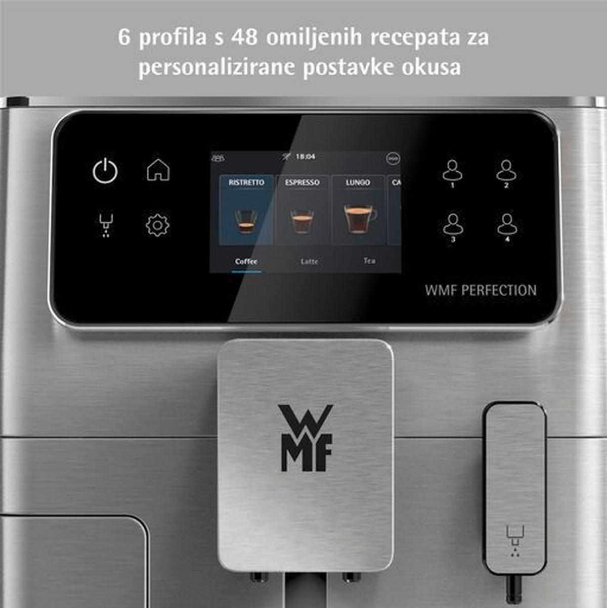 APARAT ZA KAVU Perfection  - boje oplemenjenog čelika/crna, Basics, metal - WMF