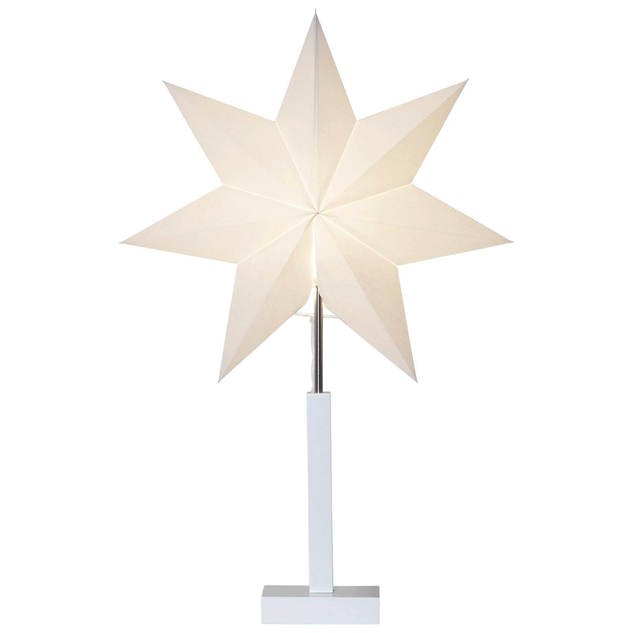 TISCHLEUCHTE 43/15/68 cm   - Weiß, Basics, Holz/Papier (43/15/68cm) - Eglo
