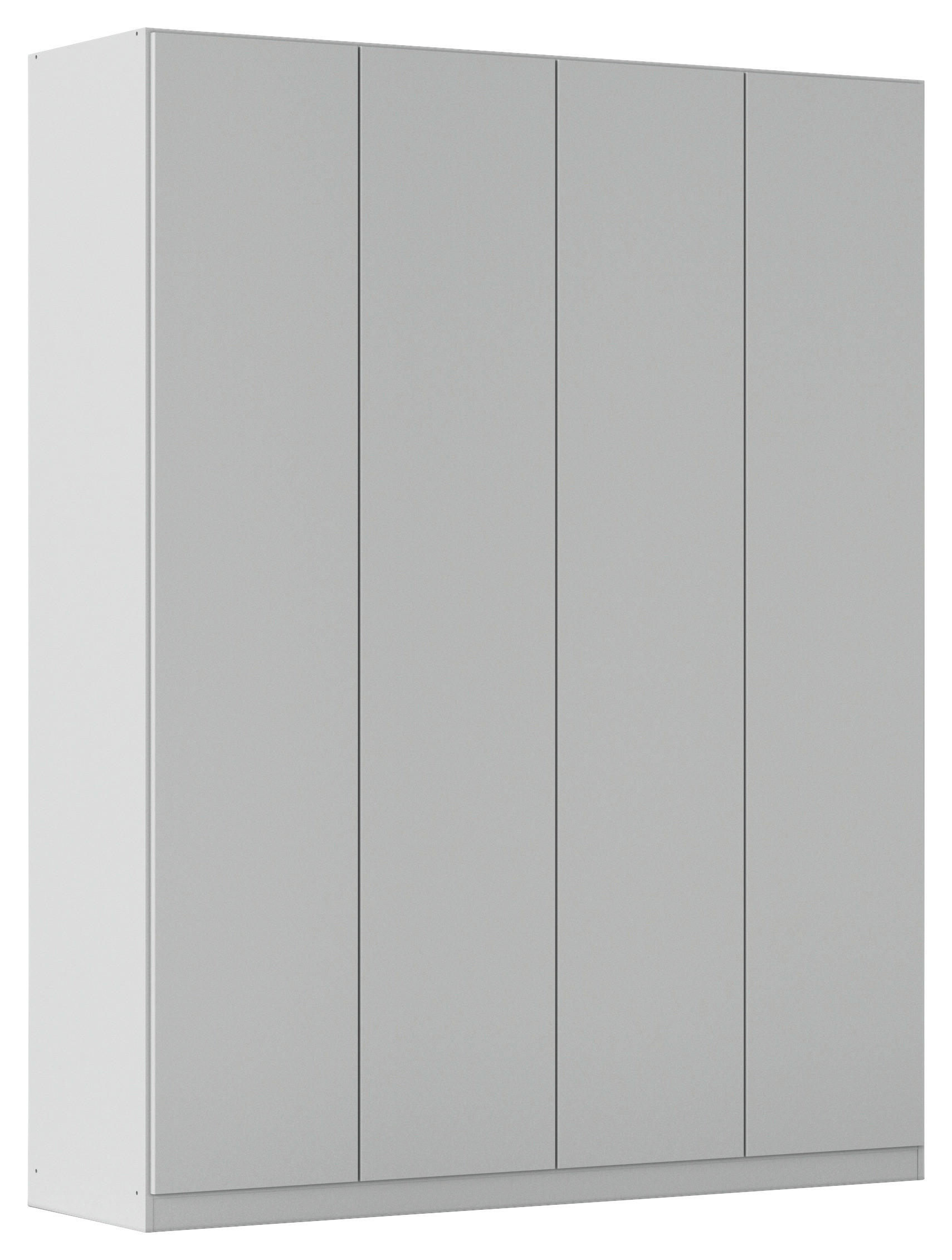 FALTTÜRENSCHRANK Grau  - Grau, Holzwerkstoff (181/229/54cm) - Boxxx