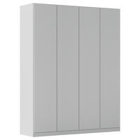 FALTTÜRENSCHRANK Grau  - Grau, Holzwerkstoff (181/229/54cm) - Boxxx