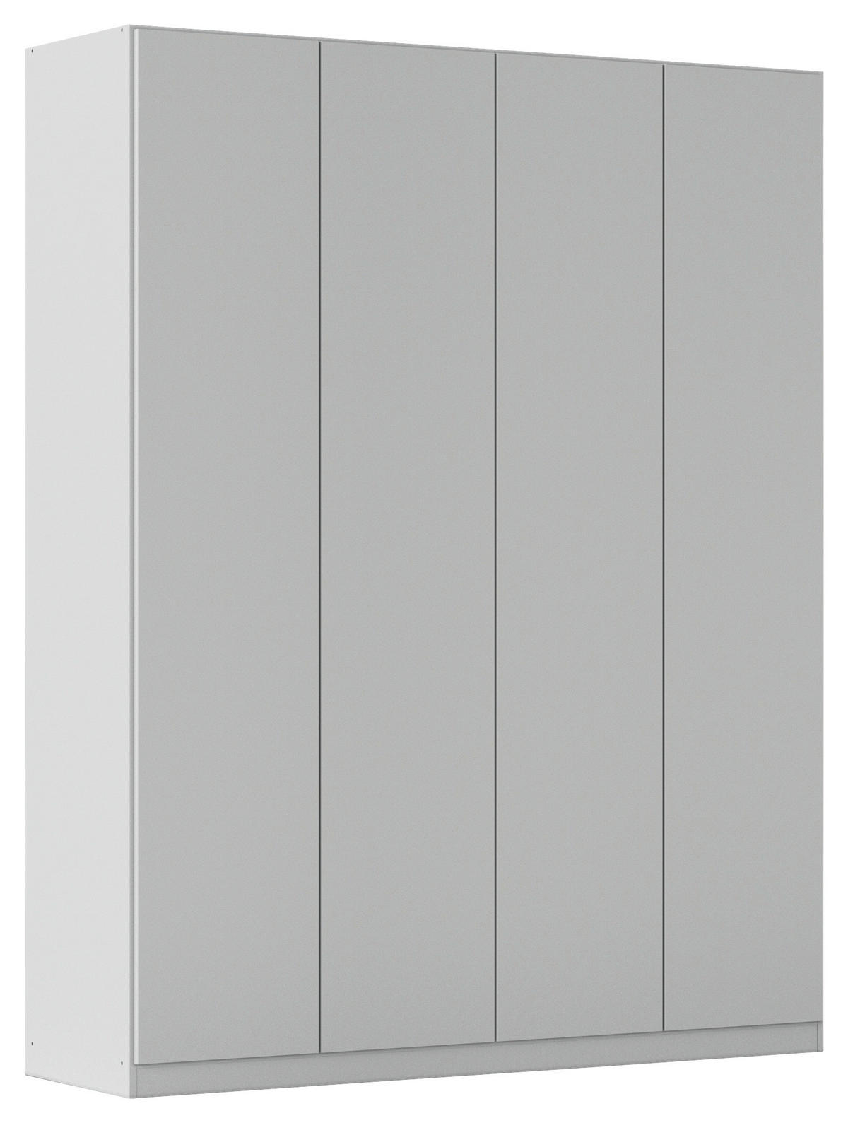 FALTTÜRENSCHRANK Grau  - Grau, Holzwerkstoff (181/229/54cm) - Boxxx