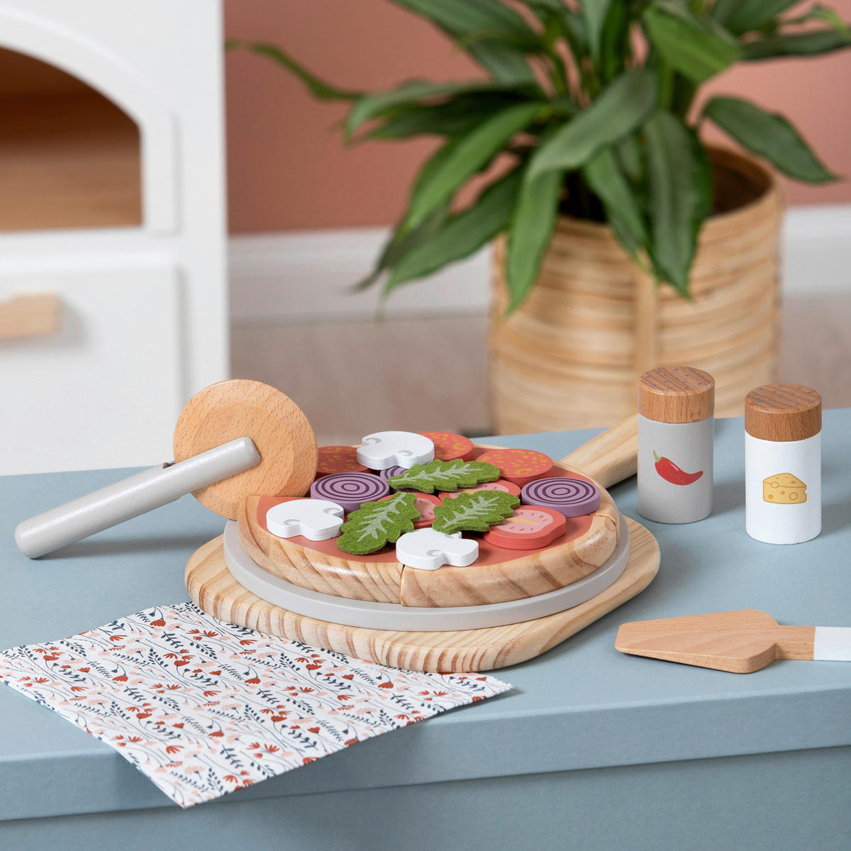 KINDERKÜCHENZUBEHÖR FUNGUS  - Naturfarben, Basics, Holz (18cm) - MUSTERKIND