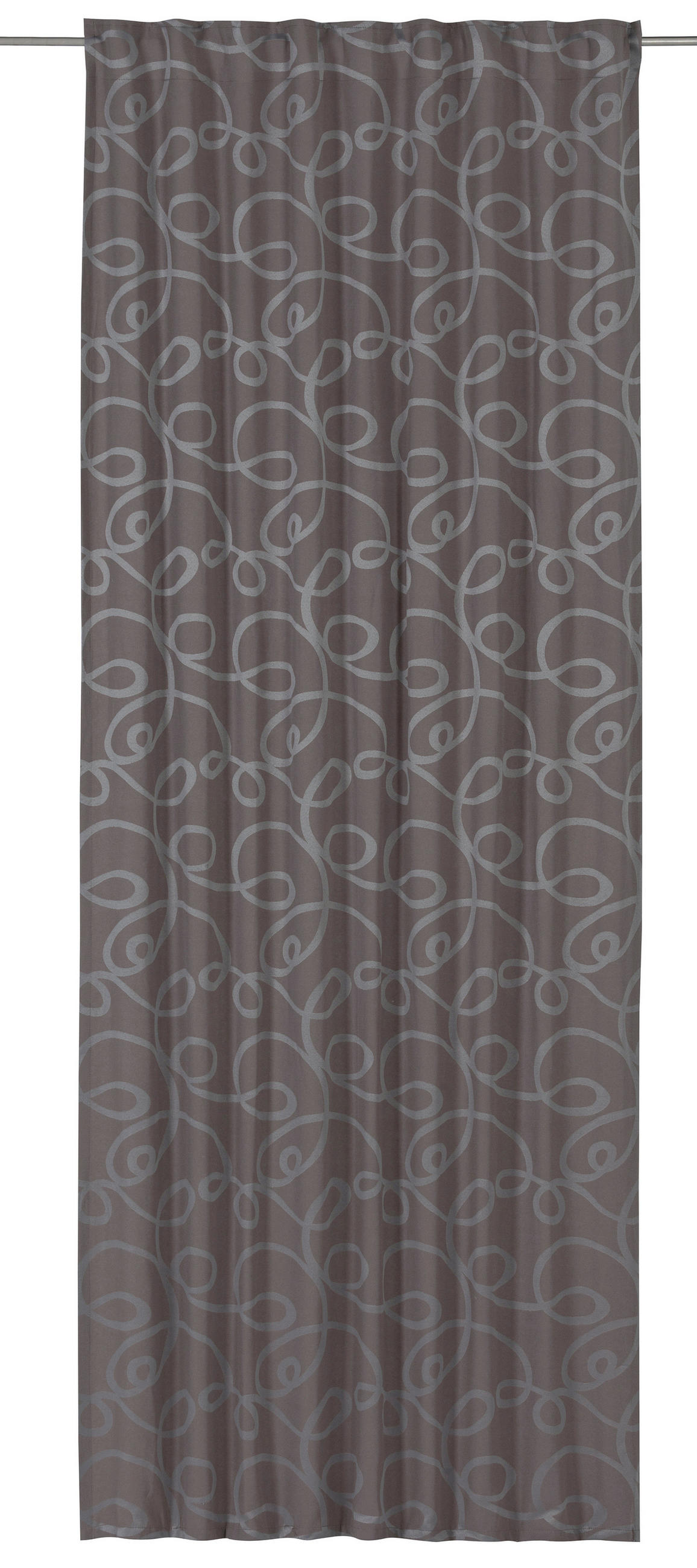 FERTIGVORHANG  blickdicht   140/255 cm 2 Stück  - Dunkelbraun/Braun, Basics, Textil (140/255cm)