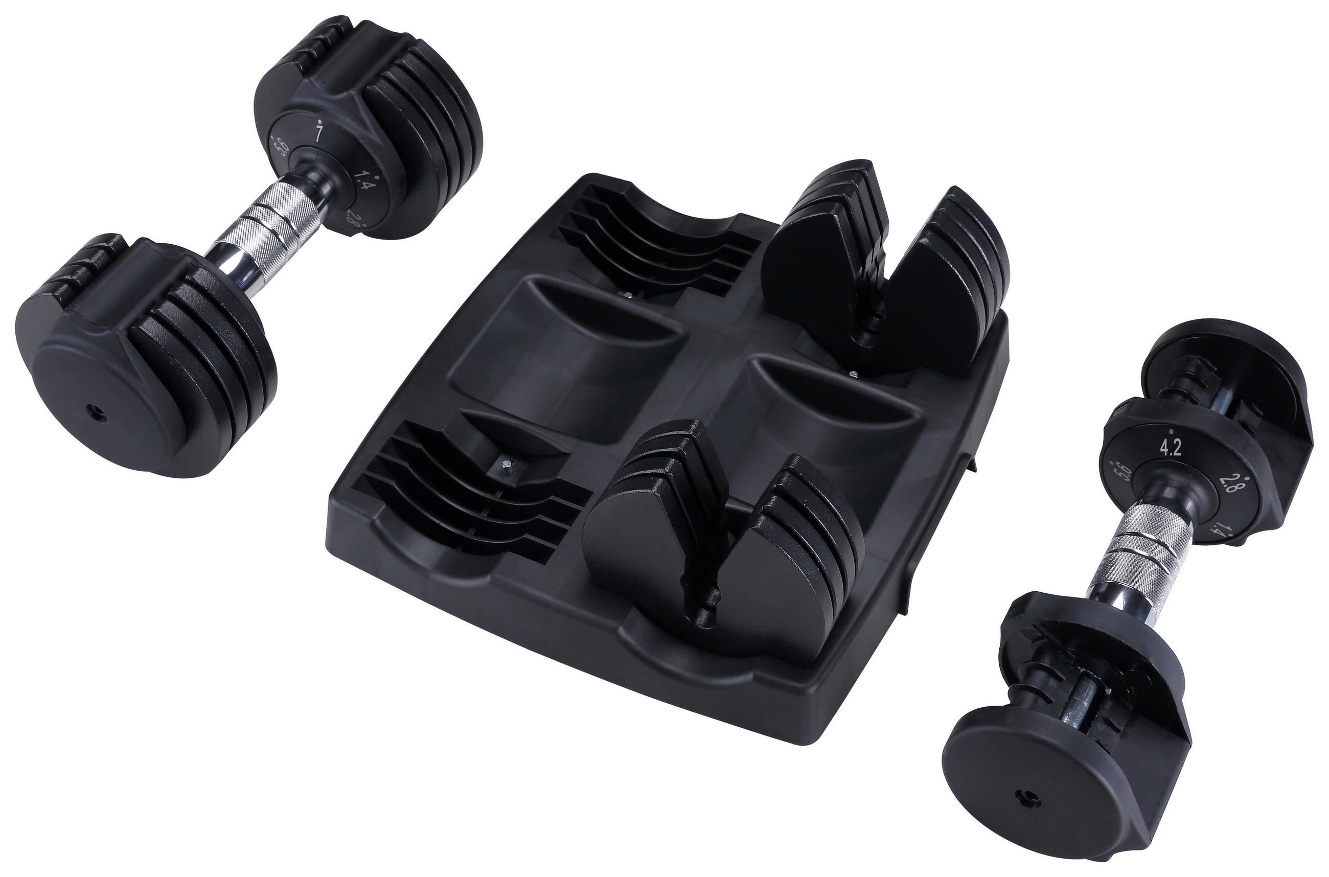 VARIABLES HANTELSET VHS 15 - Schwarz, KONVENTIONELL, Metall (14,6kg) - Atrigo