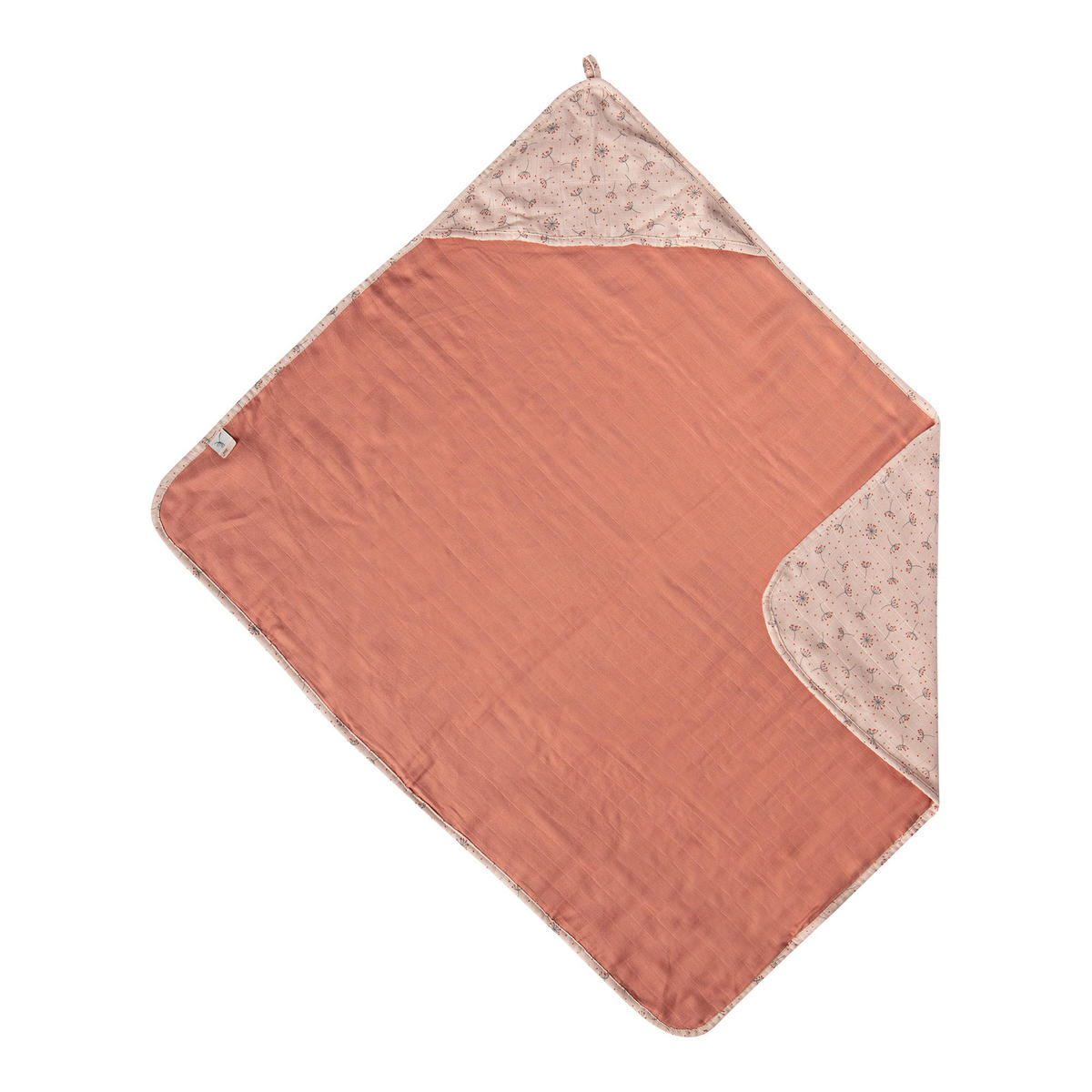 OSUŠKA S KAPUCÍ - tmavě růžová/růžová, Basics, textil (85/75cm) - Bebe Jou