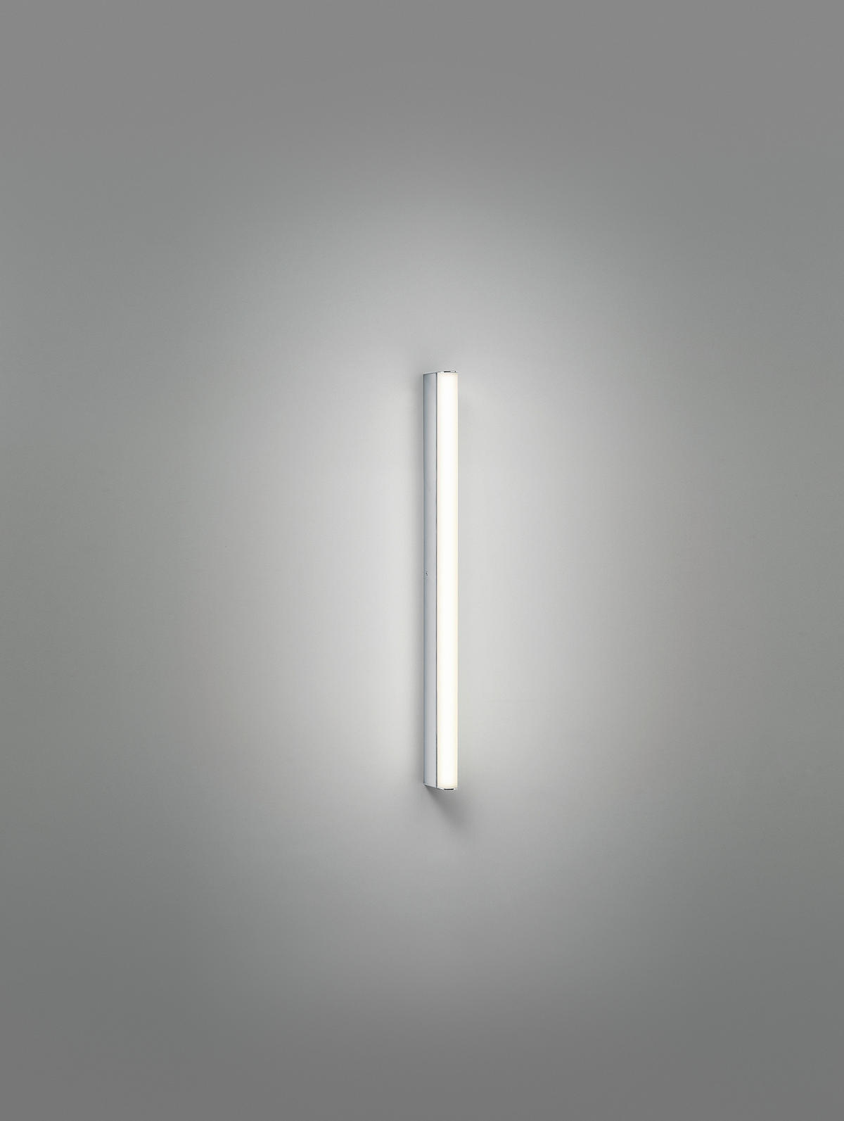SPIEGELLEUCHTE Ponto-S 3/60/5 cm  - Chromfarben, Design, Kunststoff/Metall (3/60/5cm) - Helestra