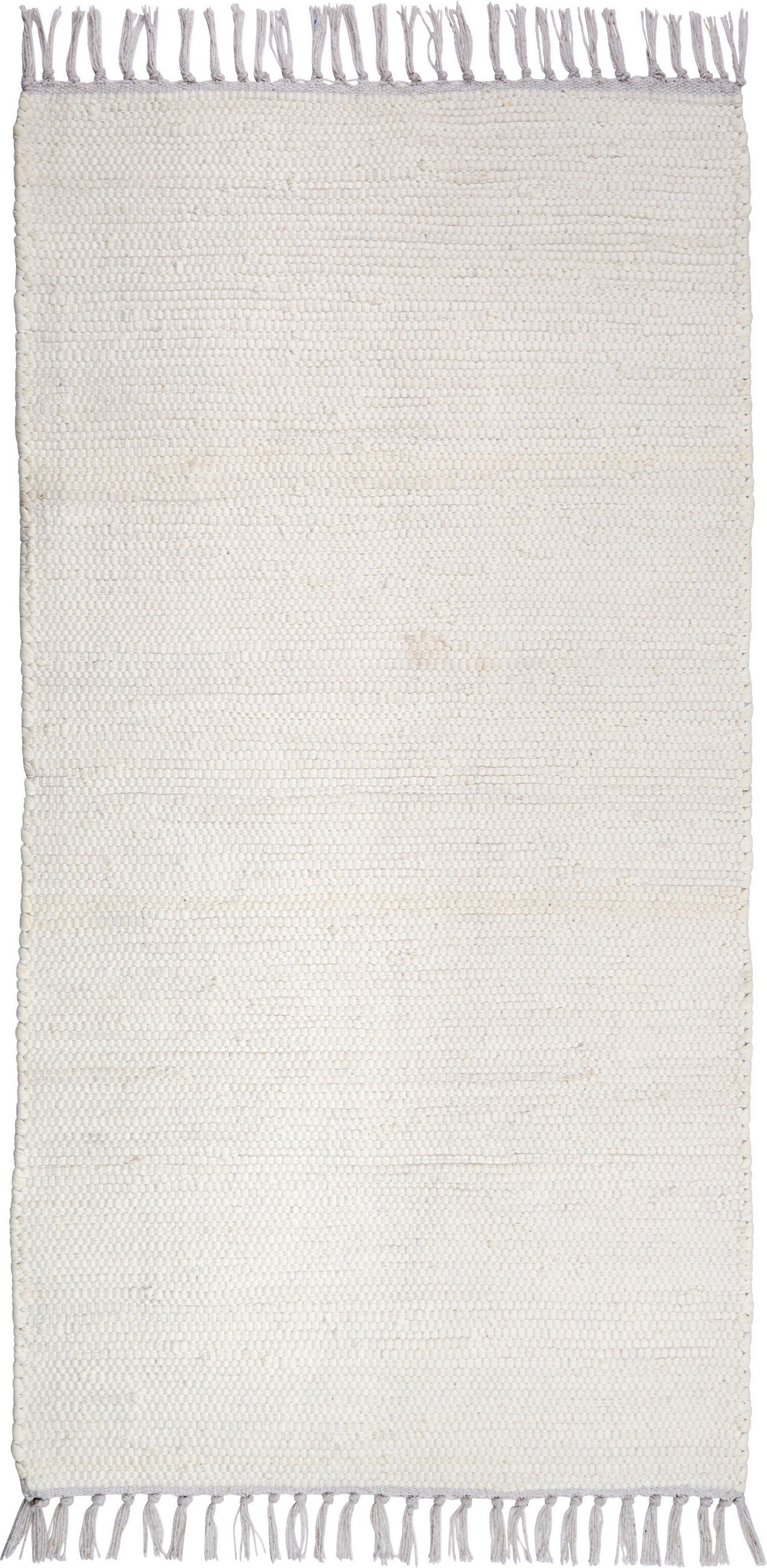FLECKERLTEPPICH 60/120 cm Weiß  - Weiß, LIFESTYLE, Textil (60/120cm) - Boxxx