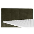 BOXBETT 180/200 cm in Khaki - Khaki/Schwarz, KONVENTIONELL, Holz/Textil (180/200cm) - Carryhome