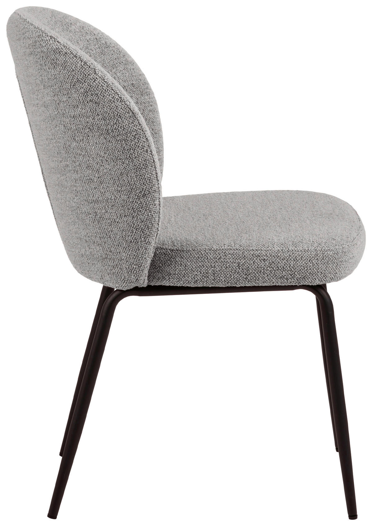 ŽIDLE, šedá - šedá/černá, Moderní, kov/textil (52/82/57,5cm) - MID.YOU