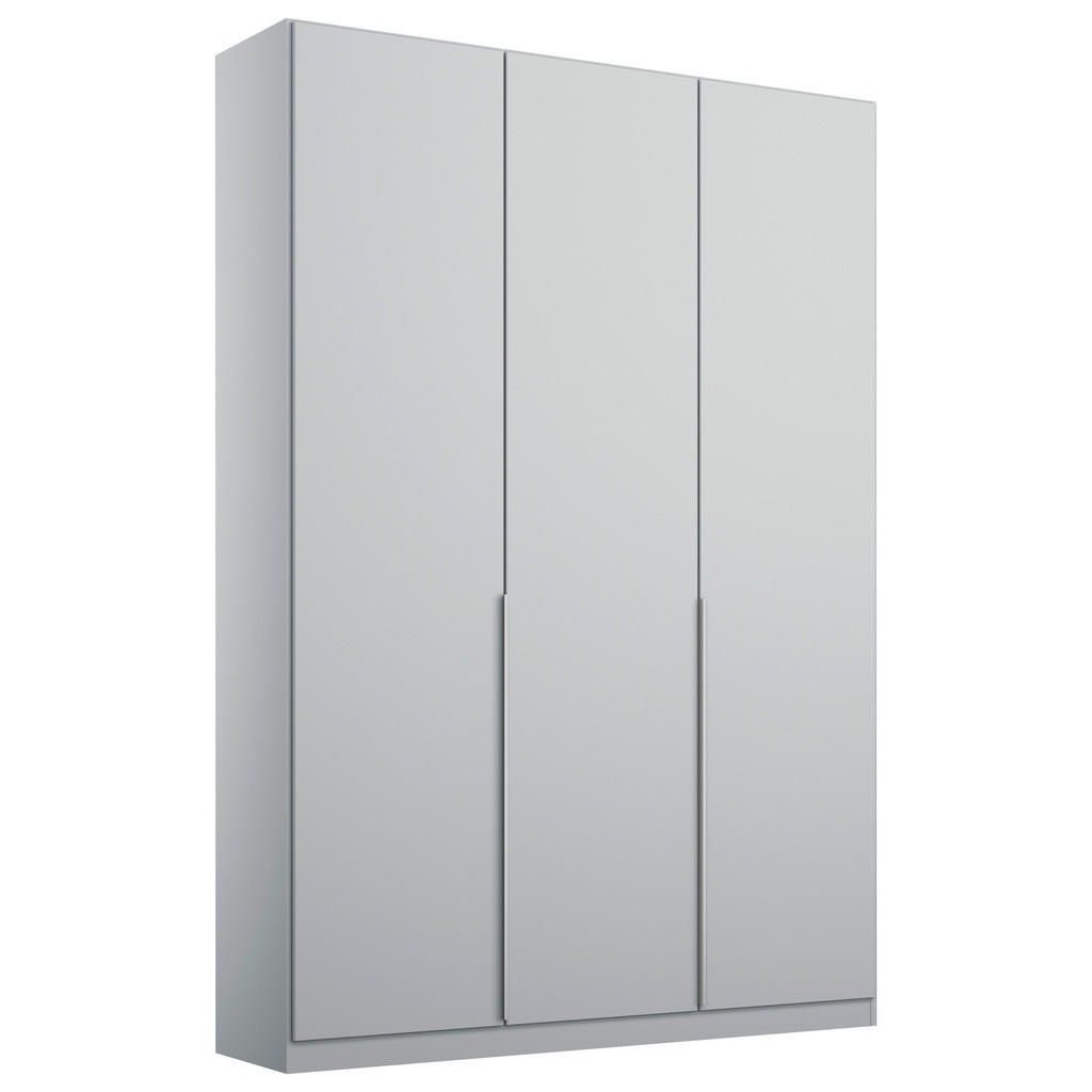 Drehtürenschrank 136 cm Alabama, Hellgrau