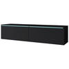 LOWBOARD  in 140/30/33 cm  - Schwarz/Graphitfarben, Basics, Holzwerkstoff/Kunststoff (140/30/33cm) - P & B