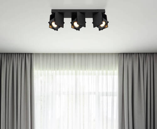 SPOTLIGHT Rory 43,4/8,4/15,7 cm   - svart, Design, metall (43,4/8,4/15,7cm) - Globo
