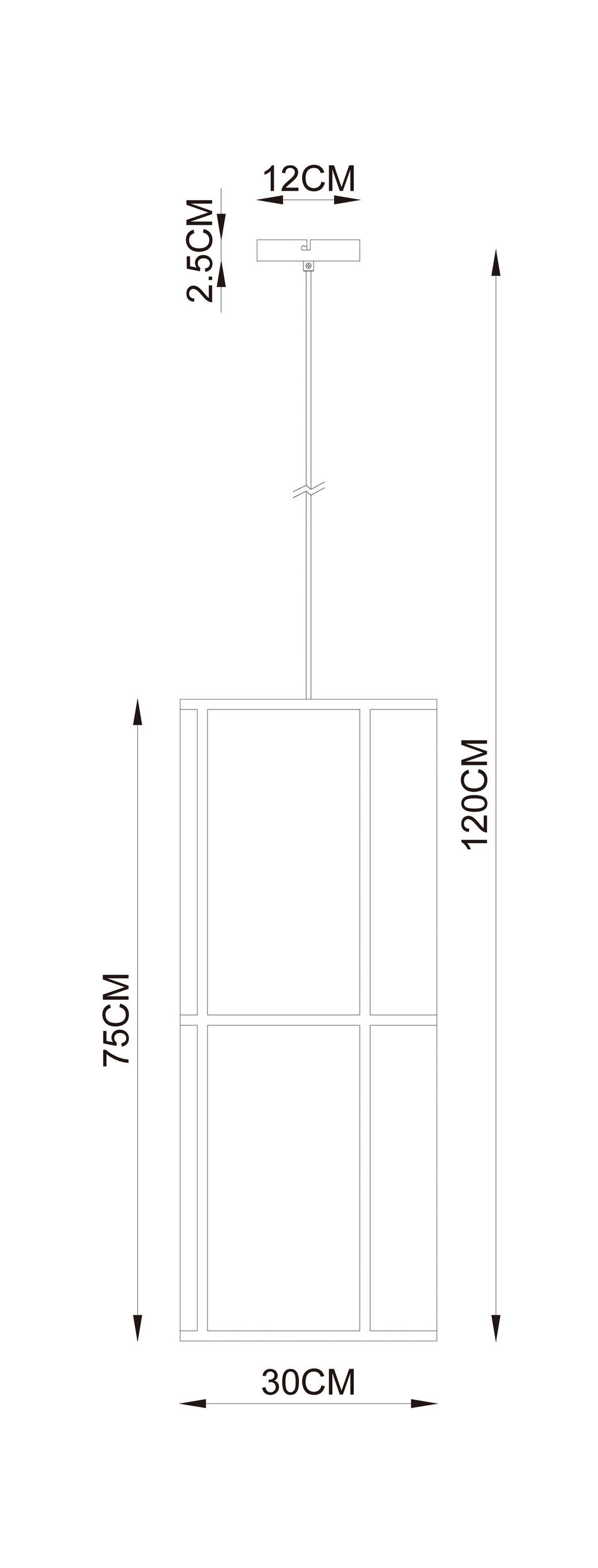 HÄNGELEUCHTE 30/120 cm   - Weiß, Design, Kunststoff/Textil (30/120cm) - Collet's Monde