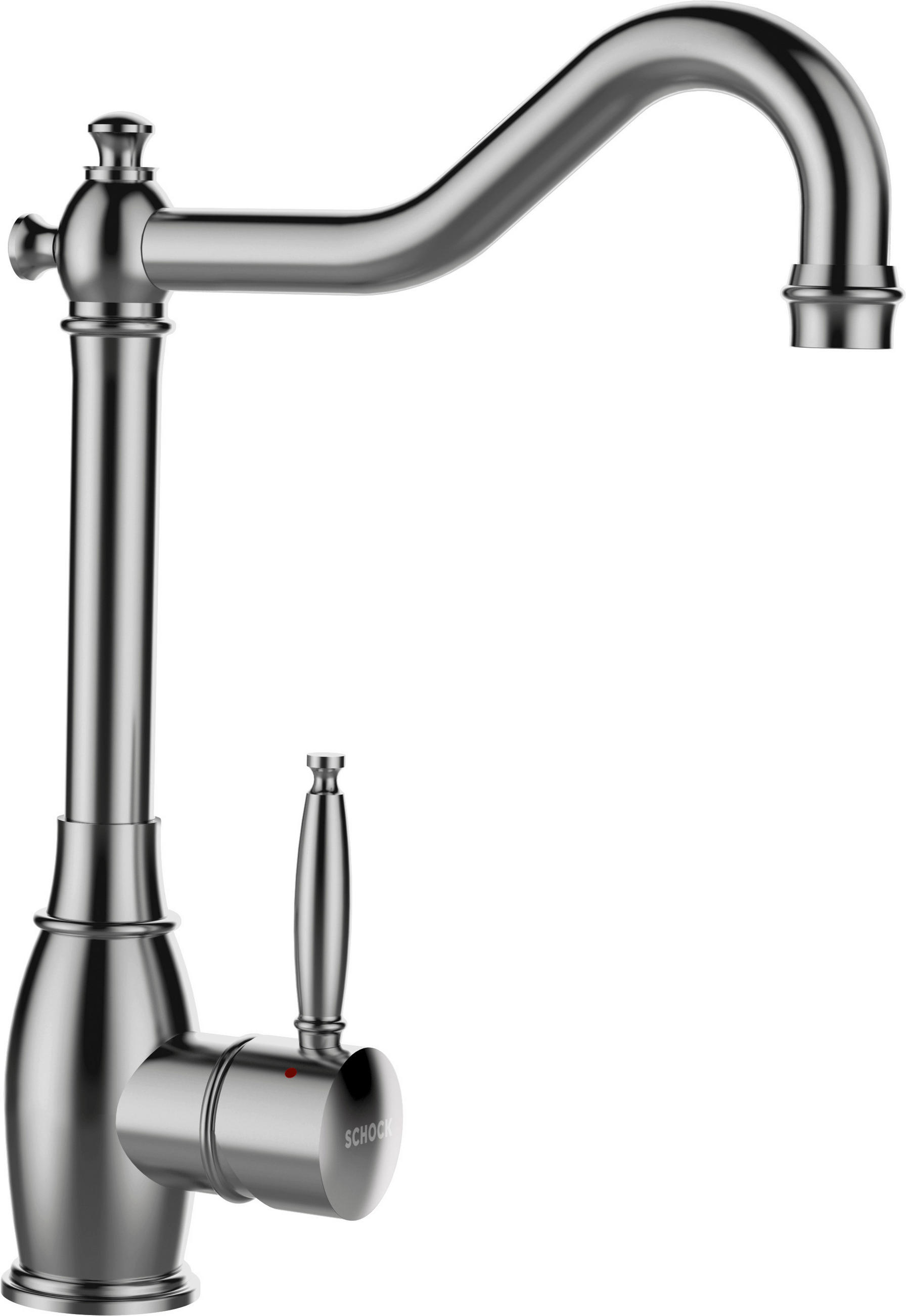 KÜCHENARMATUR 513000EDM  - Edelstahlfarben, Trend, Metall (31cm) - Schock