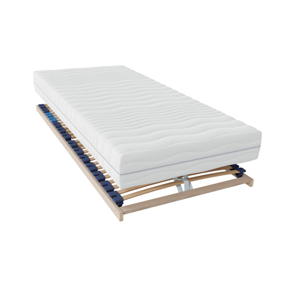 Thumbnail - Boxxx Matratzenset, Holz, 2-teilig, H2, Höhe ca. 18 cm, 120x200 cm, Oeko-Tex® Standard 100, Härtegradauswahl, Bezug abne...